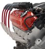 141-267 Die-Cast Slant-Edge Valve Covers for GM Gen III/IV LS Engines w/Raised Chevrolet Logo [Red] - image 3