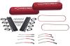 141-267 Die-Cast Slant-Edge Valve Cover Kit for GM Gen III/IV LS Engines w/Raised Chevrolet Logo for LS1/LS6 Coils [Red] - image 1
