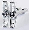 Chrome Chevy Bowtie Valve Cover Wing Nuts Small Block & Big Block Chevy - image 2