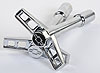Chrome Chevy Bowtie Valve Cover Wing Nuts Small Block & Big Block Chevy - image 3