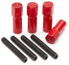 Valve Cover Mini Nuts in Chevy Red Finish With Black Bowtie - image 2