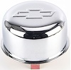 Chrome Chevy Bow Tie Valve Cover Air Breather Cap Push-In Round - image 1