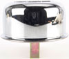 Chrome Chevy Bow Tie Valve Cover Air Breather Cap Push-In Round - image 2