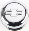 Chrome Chevy Bow Tie Valve Cover Air Breather Cap Push-In Round - image 3