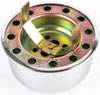 Chrome Chevy Bow Tie Valve Cover Air Breather Cap Push-In Round - image 4