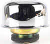 Chrome Chevy Bow Tie Valve Cover Air Breather Cap Twist-On - image 2