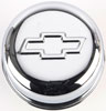 Chrome Chevy Bow Tie Valve Cover Air Breather Cap Twist-On - image 3