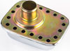 Rectangular Chrome Chevy Bow Tie Valve Cover Breather Cap Push-In - image 4