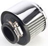 Chrome Chevy Bow Tie Valve Cover Air Breather Cap Clamp-On - image 2