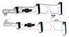 Chrome Linear Wire Looms for 1965-91 Big Block Chevy - image 1
