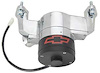 Electric Water Pump for Small Block Chevy with Red Bowtie in Polished Finish - image 1