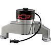 Electric Water Pump for Big Block Chevy with Red Bowtie in Polished Finish - image 1