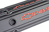 Valve Covers for 1959-1986 Small Block Chevy 262-400 ci. [Black Crinkle Finish] - image 4