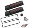 Valve Cover Kit for 1959-1986 Small Block Chevy 262-400 ci. [Black Crinkle Finish] - image 1