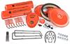 1958-1986 Small Block Chevy Complete Dress-Up Kit in Chevy Orange Finish - image 1