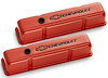 Tall Valve Covers for 1958-1986 Small Block in Chevy Chevy Orange Finish - image 1