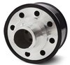 141-849 Slant-Edge Aluminum Chevy Bowtie Push-In Air Breather Cap [Liquid Black] - image 2