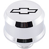 Slant-Edge Aluminum Chevy Bowtie Push-In Air Breather Cap [Chrome] - image 1