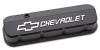 Die-Cast Slant-Edge Valve Covers for 1965-1996 Big Block Chevy 396-454 [Black Crinkle Finish] - image 1