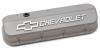 Die-Cast Slant-Edge Valve Covers for 1965-1996 Big Block Chevy 396-454 [Cast Gray Crinkle Finish] - image 1