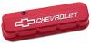 Die-Cast Slant-Edge Valve Covers for 1965-1996 Big Block Chevy 396-454 [Red Finish] - image 1