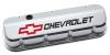 Die-Cast Slant-Edge Valve Covers for 1965-1996 Big Block Chevy 396-454 [Lustrous Chrome Finish] - image 1