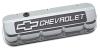 Die-Cast Slant-Edge Valve Covers for 1965-1996 Big Block Chevy 396-454 [Lustrous Chrome Finish]