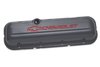 Stamped Steel Short Valve Covers for 1965-1996 Big Block Chevy with Chevrolet/Bowtie Recessed Emblem in Shark Gray Finish - image 3