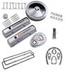 1958-1986 Small Block Chevy Complete Dress-Up Kit Chrome Finish - image 1