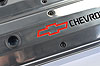2-Piece Die-Cast Aluminum Valve Covers for 1958-1986 Small Block Chevy with Bowtie/Chevrolet Emblem in Polished Finish - image 4