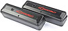 2-Piece Die-Cast Aluminum Valve Covers for 1958-1986 Small Block Chevy with Red Bowtie/Chevrolet Emblem in Black Crinkle Finish - image 2