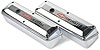 2-Piece Die-Cast Aluminum Valve Covers for 1958-1986 Small Block Chevy with Bowtie/Chevrolet Emblem in Chrome Finish - image 2