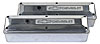 2-Piece Die-Cast Aluminum Valve Covers for 1958-1986 Small Block Chevy with Bowtie/Chevrolet Emblem in Polished Finish - image 3