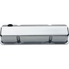 Slant-Edge Tall Cast Aluminum Valve Covers for 1959-1986 Small Block Chevy [Polished, No Emblem] - image 2