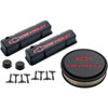 1958-1986 Small Block Chevy Engine Dress-Up Kit with Recessed Emblems in Black Crinkle Finish - image 1