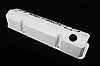 Die-Cast Slant-Edge Valve Covers for 1958-1986 Small Block Chevy with Chevrolet/Bowtie Raised Emblem in White Finish - image 3