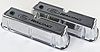 Die-Cast Aluminum Tall Valve Covers for Small Block Ford 289-302-351W in Polished Finish with Ford Racing Emblem - image 4