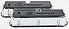 Die-Cast Aluminum Tall Valve Covers for Small Block Ford 289-302-351W in Chrome Finish with Ford Racing Emblem - image 3