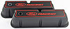 Die-Cast Aluminum Tall Valve Covers for Small Block Ford 289-302-351W in Black Crinkle Finish with Red Ford Racing Emblem - image 3