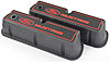 Die-Cast Aluminum Tall Valve Covers for Small Block Ford 289-302-351W in Black Crinkle Finish with Ford Mustang Emblem - image 4