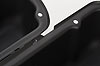 Stamped Steel Tall Valve Covers for Small Block Ford 289-302-351W in Black Crinkle Finish with Red Ford Racing Emblem - image 4