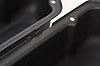 Stamped Steel Tall Valve Covers for Small Block Ford 289-302-351W in Black Crinkle Finish with Red Ford Mustang Emblem - image 4