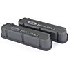 Slant-Edge Tall Aluminum Valve Covers for Small Block Ford 289-302-351W in Black Crinkle Finish with Raised Ford Racing Emblem - image 4