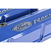 Slant-Edge Tall Aluminum Valve Covers for Small Block Ford 289-302-351W in Ford Blue Finish with Raised Ford Racing Emblem - image 2