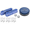 Ford Racing Slant-Edge Valve Cover Kit for Small Block Ford 289-302-351W in Ford Blue Finish - image 1
