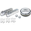 Ford Racing Slant-Edge Valve Cover Kit for Small Block Ford 289-302-351W in Polished Finish - image 1