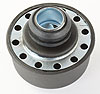 Black Crinkle Push-In Valve Cover Breather with Ford MUSTANG Emblem - image 2