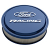 13" Ford Racing Slant-Edge Air Cleaner Kit in Ford Blue Finish - image 1