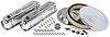 Ford Racing Dress-Up Kit for Small Block Ford 289-302-351W in Chrome Finish with Black Emblems - image 1
