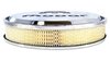 Chrome Officially-Licensed Mopar Slant-Edge Air Cleaner [Recessed Black Emblem] - image 2